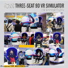 6 оборудование кино виртуальной реальности 5Д снега ДОФ с гидравлической/электрической платформой