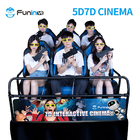 6 игроков перевозят кино на грузовиках движения 7D для фильмов гоночного автомобиля в торговом центре
