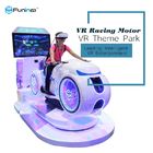 Занятность гоночного автомобиля имитатора виртуальной реальности имитатора тематического парка 9Д ВР смешная едет