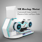 гонки мотоцикла имитатора Вр вождения автомобиля возникновения глаз-задвижки белого цвета 220В предназначенные для многих игроков с деепон Э3