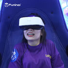 2 игрока мест голубой &amp; черного стул яйца машины видеоигры VR имитатора виртуальной реальности 9D