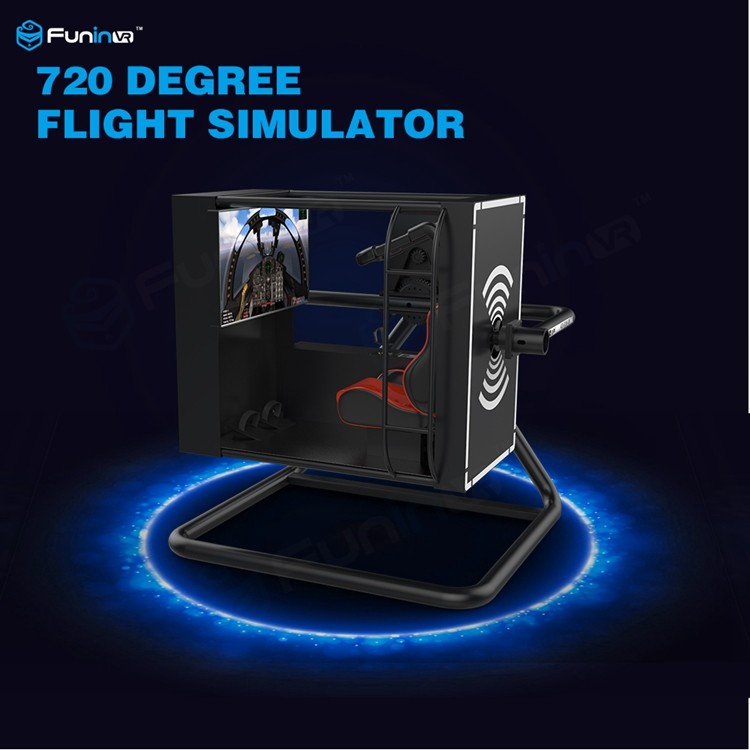 Летный тренажер виртуальной реальности 720° с контролем за движением/Полно-цифровой системой сервопривода