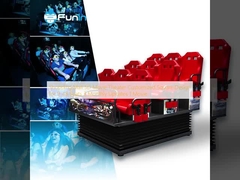 Торговый центр 5D Кинотеатр настраиваемый квадратный дизайн для 9-48 мест 3 Ежемесячные обновления 1 Кино