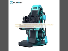 Погрузитесь в виртуальную реальность с креслом 9D VR, обеспечивающим вращение на 360 градусов и экраном 55 дюймов