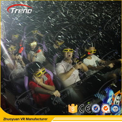 6 кино движения ДОФ динамическое 5Д с задней частью засовывая места движения вибрации