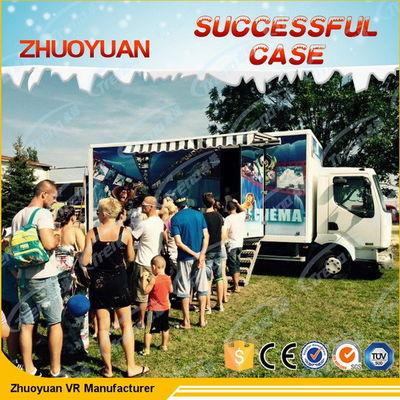 Передвижные изумительные места имитатора 6 кино 7Д с освещением/симуляцией дождя