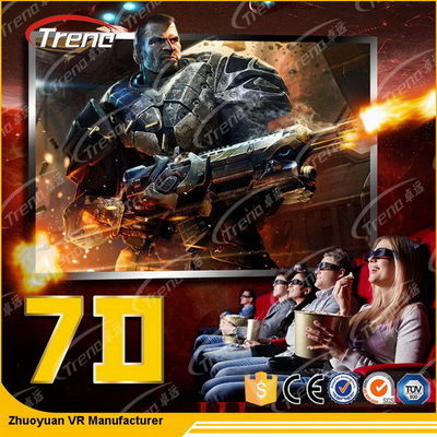 Передвижные места кинотеатра 4 цифрового контроля 7Д/6 мест с гидравлической системой