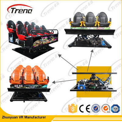 6-12 усаживает кино стекел 5Д 7Д имитатора 3ДМ виртуальной реальности 9Д для тематического парка