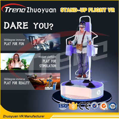 Верхний сегмент коммерчески ХД 1080П стоит вверх тематический парк полета ВР с играми мухы