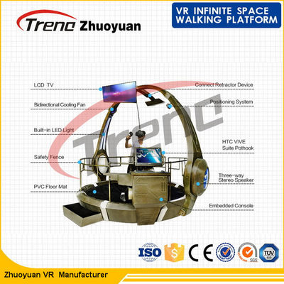 Имитатор виртуального мира ходока черного тематического парка динамический с динамическими воздействиями