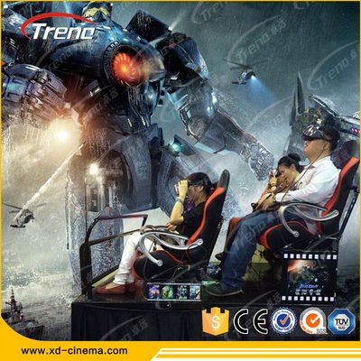 Черное кино виртуальной реальности 5Д мобильное, Мовинг театр 5Д с динамическими гидравлическими местами