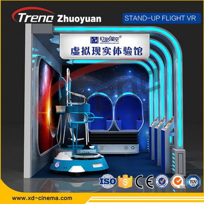 Приборы игры виртуальной реальности видеоигры парка атракционов с платформой 360 ° вращая