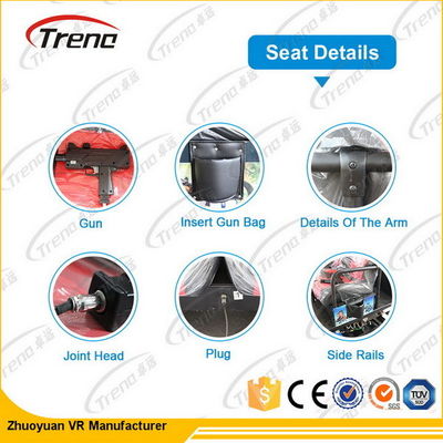 Виртуальная реальность кино специальных эффектов 5д управляя имитатором для тематического парка