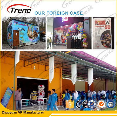 Виртуальная реальность кино специальных эффектов 5д управляя имитатором для тематического парка