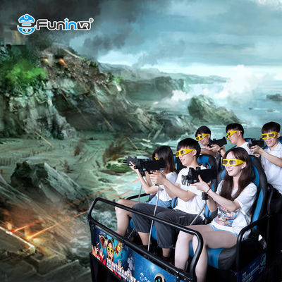 Металлический 7D интерактивный симулятор гонки для плоского изогнутого экрана HD проекция Кинотеатр