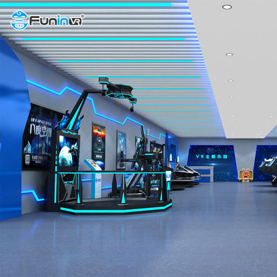 Многопользовательский игровой симулятор стрельбы 9D Walker с платформой 6DOF