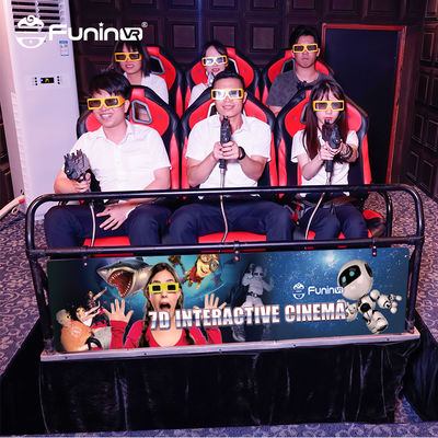 Погружающее развлечение 7D Кинотеатр изогнутый экран 3 Тип фильма Спецэффекты