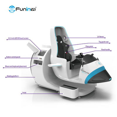 Парк приключений 0.5KW VR симулятор полета высокой четкости 3D графики