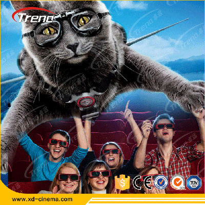 Оружие парка атракционов 70 фильмов ПКС 5Д снимая оборудование кино 7Д с платформой 6 ДОФ электрической