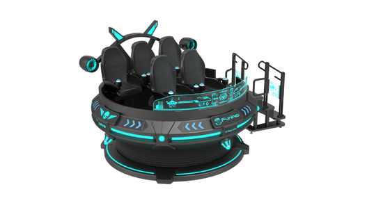 Развлечения 55 дюймовый экран 9D VR стул AC220V 5 мест