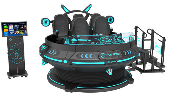 Развлечения 55 дюймовый экран 9D VR стул AC220V 5 мест