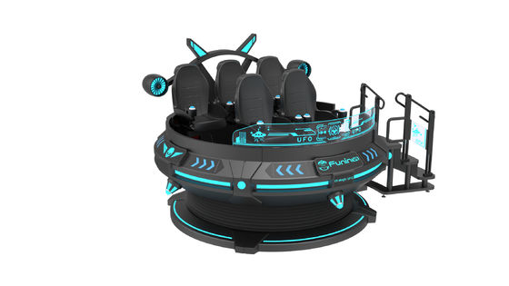 Развлечения 55 дюймовый экран 9D VR стул AC220V 5 мест