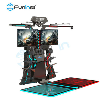 Испытайте острые ощущения от 9D симулятора ходьбы и стрельбы с объемным звуком и дисплеем VR-гарнитуры