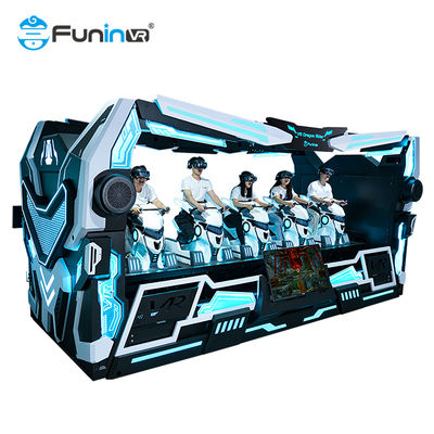 Развлечения 9D VR Dragon Rider 5-местный симулятор на динамической экстремальной тематической платформе