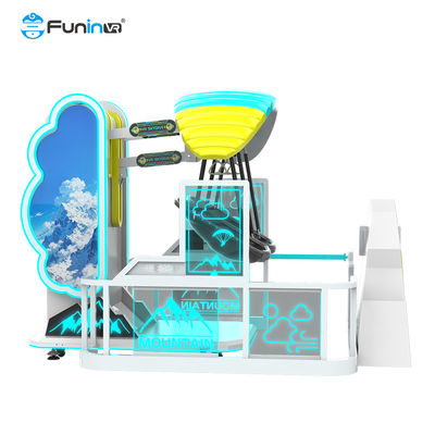 Синий симулятор игр виртуальной реальности для детей, разработанный с минимальными затратами на техническое обслуживание, сочетающий в себе веселый образовательный контент и безопасную игру