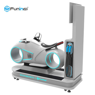 Мотоцикл участвуя в гонке 700КВ Вр вождения автомобиля белого имитатора виртуальной реальности цвета 9Д предназначенный для многих игроков