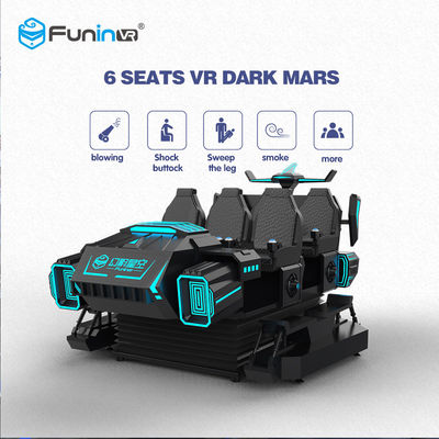 Темнота имитатора 6Seats VR Zhuoyuan 9DVR повреждает машину видеоигры