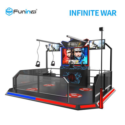 Имитатор виртуальной реальности взгляда видео 360 стоя вверх бесконечная война