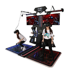 2 оборудование тематического парка игрового автомата имитатора VR оружия игроков VR снимая