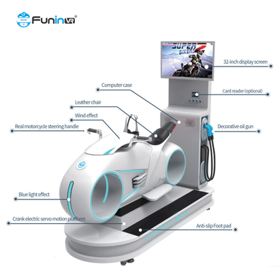 9D VR Racing Moto Cinema Simulator с мощностью 4,8 кВт