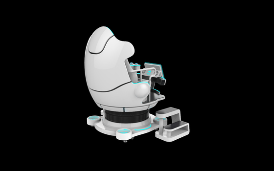 610 кг вес 9D VR стул с захватывающим VR опытом и джойстик контроллер