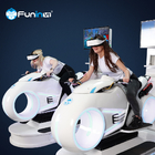 Виртуальная реальность управляя имитатором 9D VR участвуя в гонке мотоцикл игрового автомата VR управляя имитатором