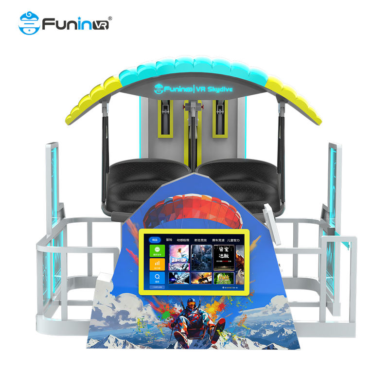 Variety Of Content 9D Virtual Reality Simulator  VR Skydive Offering Surround Sound And Multiple Platform Features Designed For Interactive