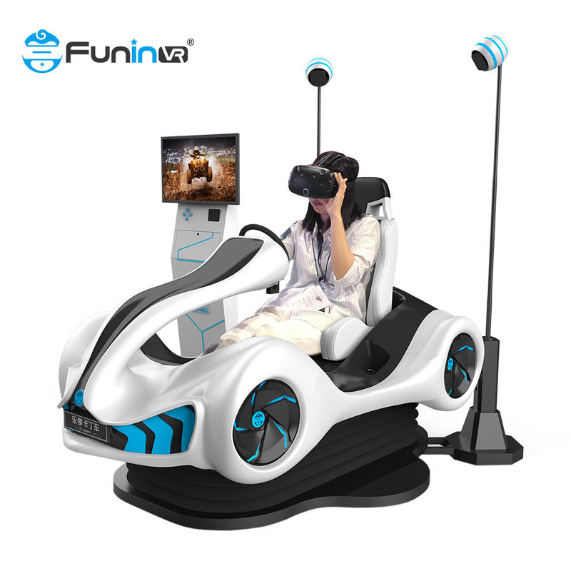 одно место 9d VR участвуя в гонке платформа взаимодействующих игр имитатора Kart 9D VR электрическая