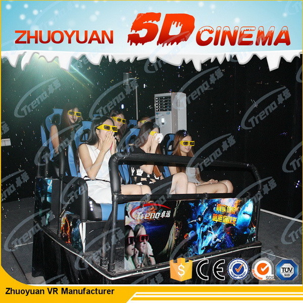 3 кинотеатр виртуальной реальности 5Д ДОФ с системой мест электрического движения динамической