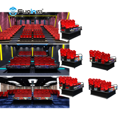 Настраиваемый цвет формы 7D кинотеатр с 9 движущимися местами
