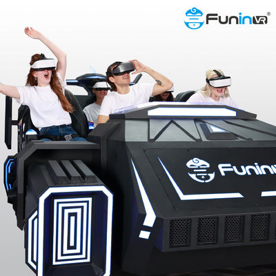 Места игрового автомата 6 тренажера Vr виртуальной реальности FuninVR предназначенные для многих игроков участвуя в гонке имитатор 9d VR